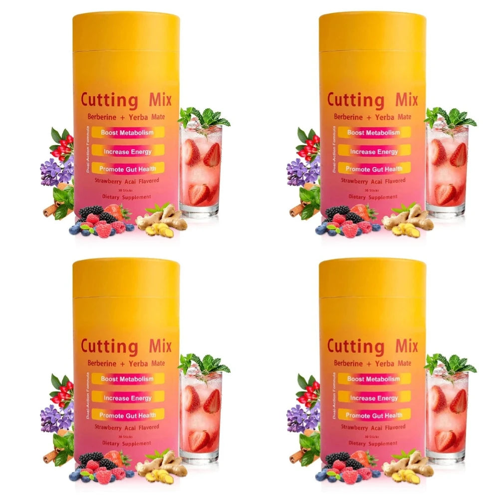 Berberine Yerba Mate Drink Mix for Metabolism and Energy Support