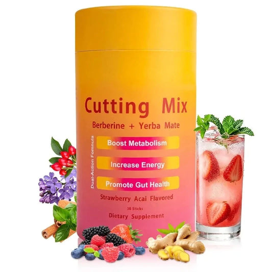 Berberine Yerba Mate Drink Mix for Metabolism and Energy Support