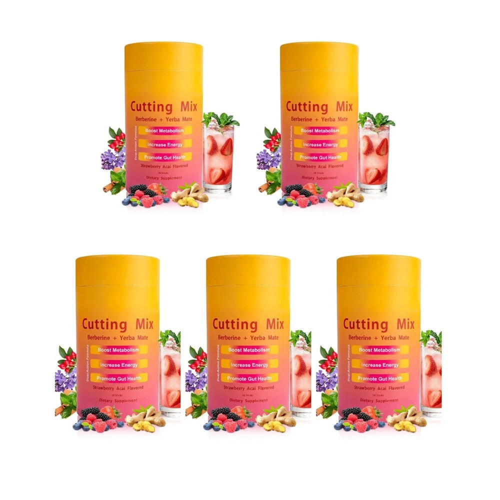 Berberine Yerba Mate Drink Mix for Metabolism and Energy Support